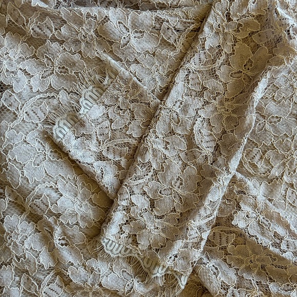 Elegant Diane Von Furstenburg nude lace dress - Picture 5 of 11